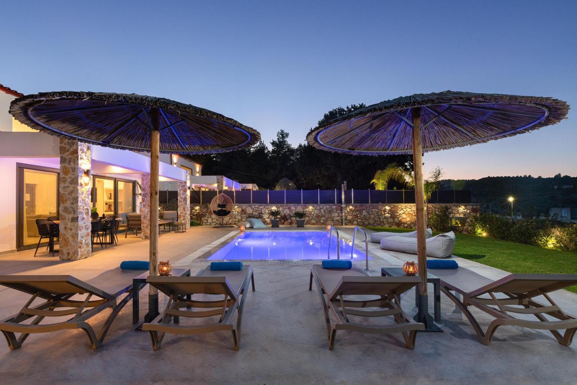 Aiora Luxury Villas Afantou Exteriér fotografie